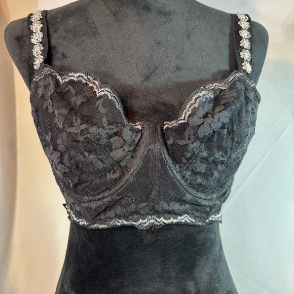 Victoria’s Secret Black Dream Angel Underwire Push-Up w/out Padding Size 36DD - Picture 2 of 9